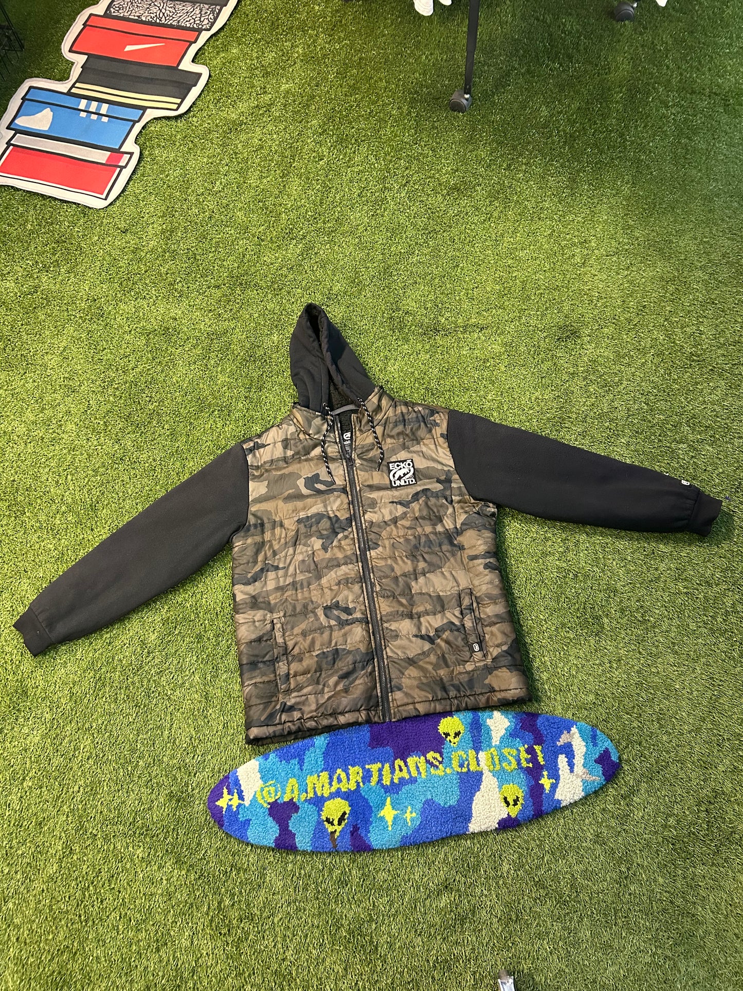 Y2K Ecko Enltd Camo Jacket W/Inside Lining
