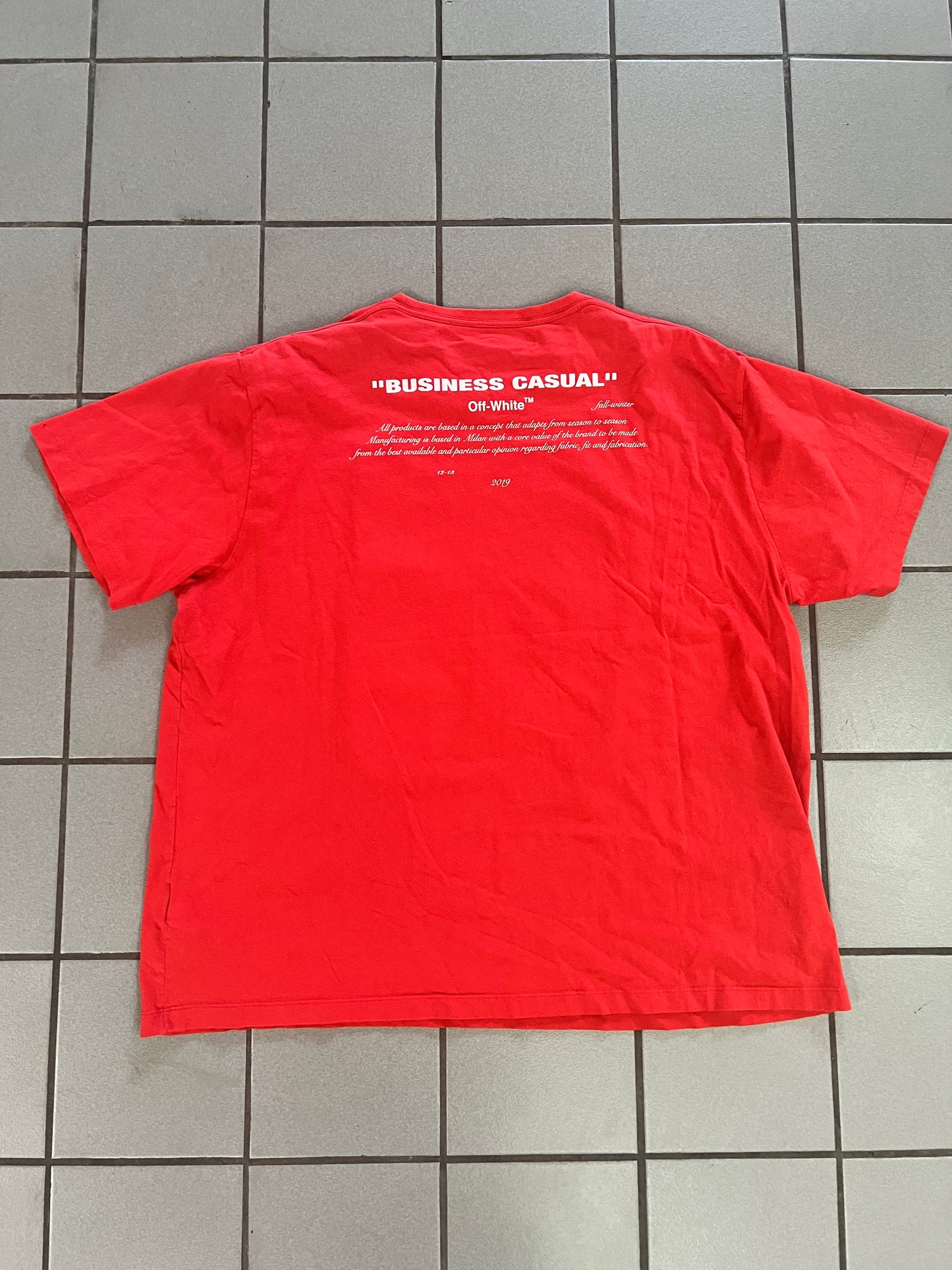 OFF-WHITE “Business Casual” Tee