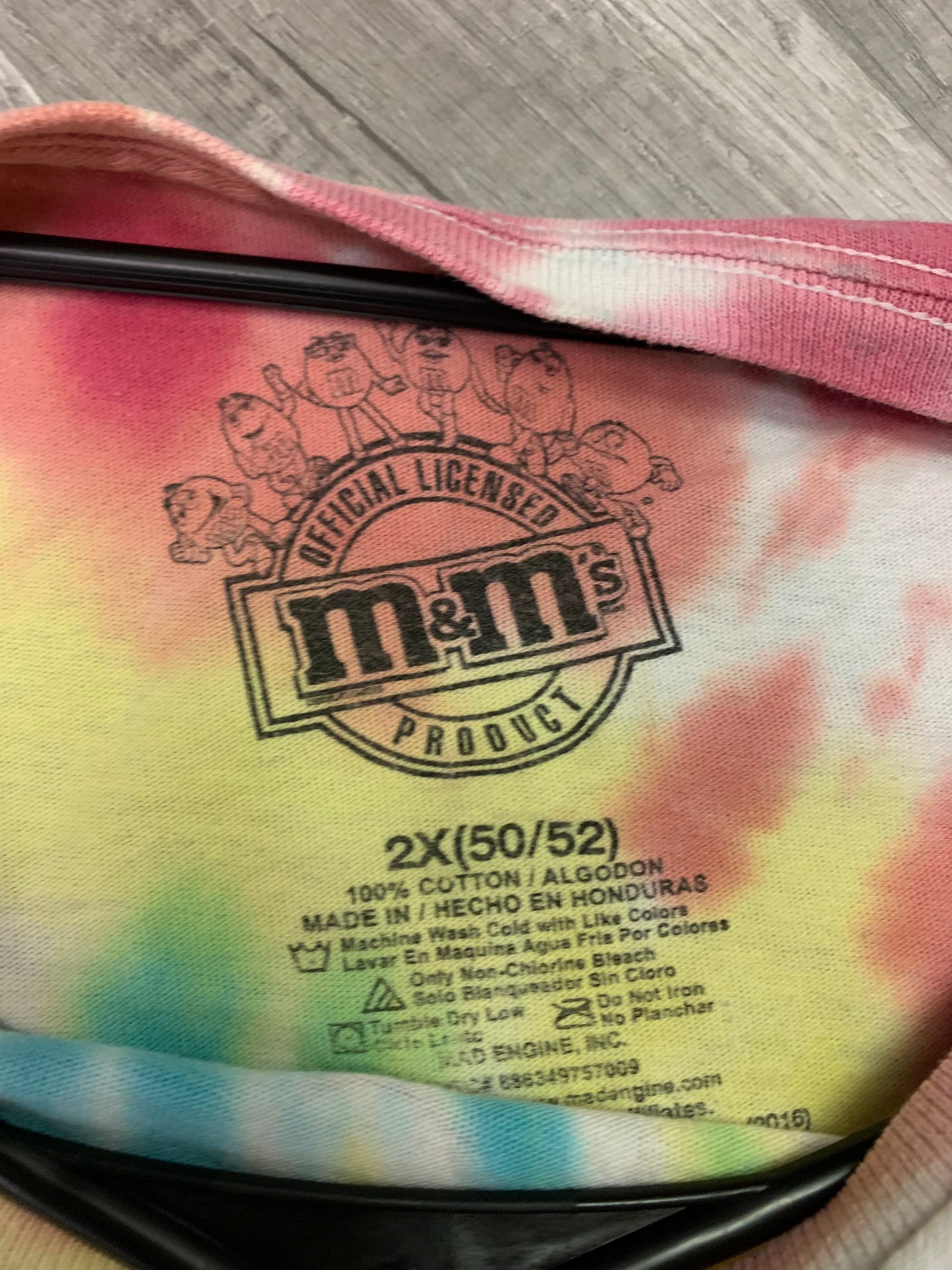 M&M’s Tie-Dye tee