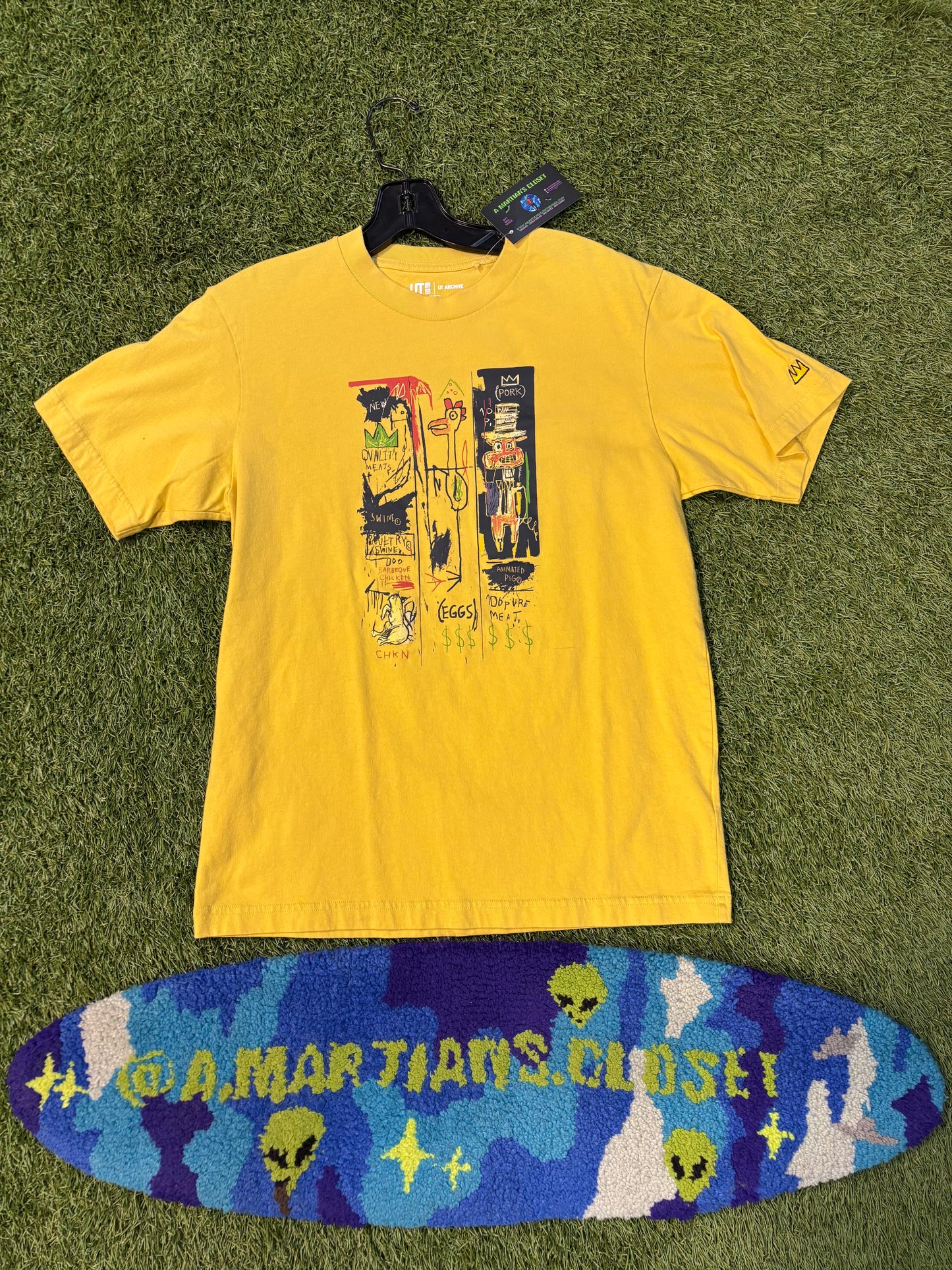Uniqlo UT Archive (Jean Michel Basquiat) Yellow Tee