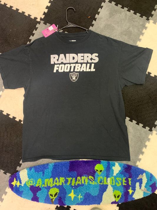 Raiders Football Tee Black