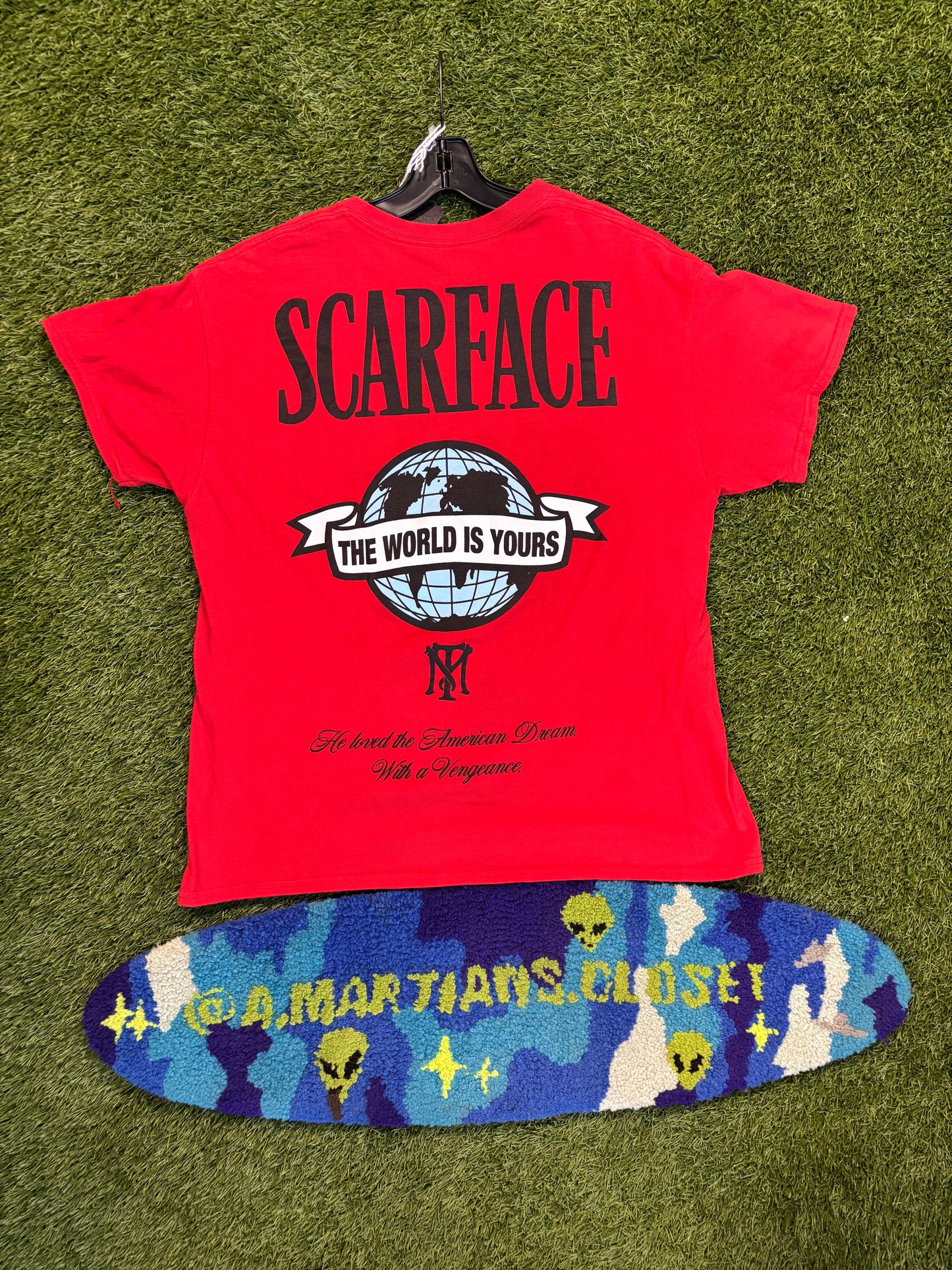 Scarface Tony Montana The World Is Yours Graphic Tee