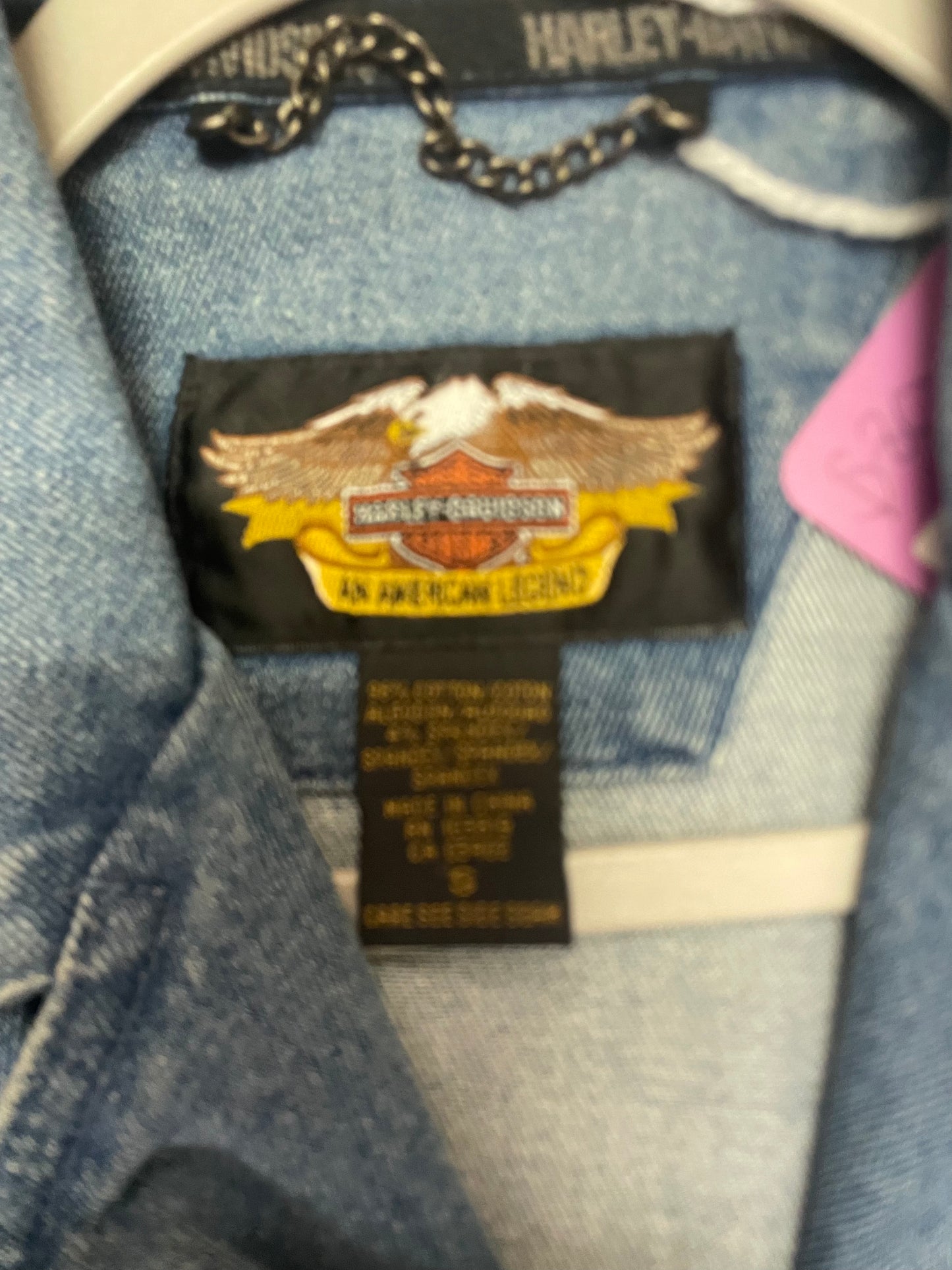 Vintage Harley Davidson Jean Jacket II