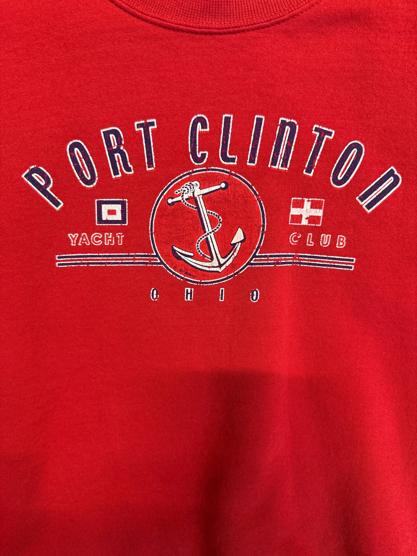 Vintage “Port Clinton Yatcht Club” Crewneck