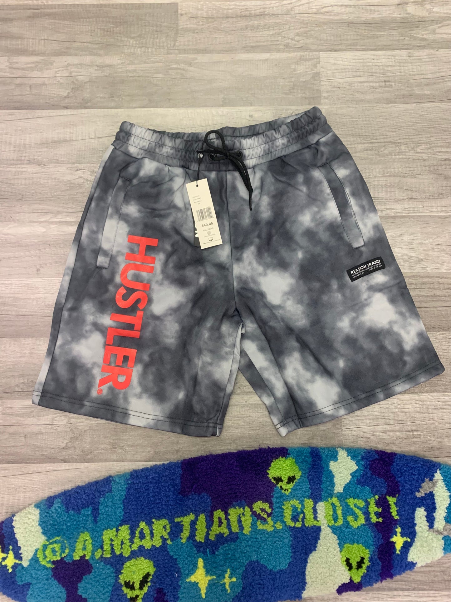 Reason X Hustler Tie Dye Shorts