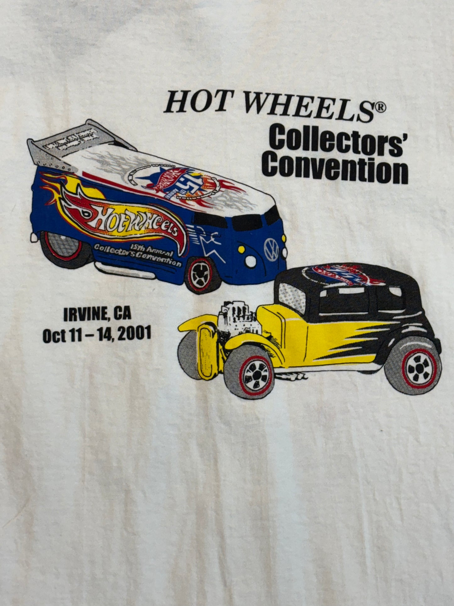 Y2K 2001 ,15th Annual Hot Wheels Tee