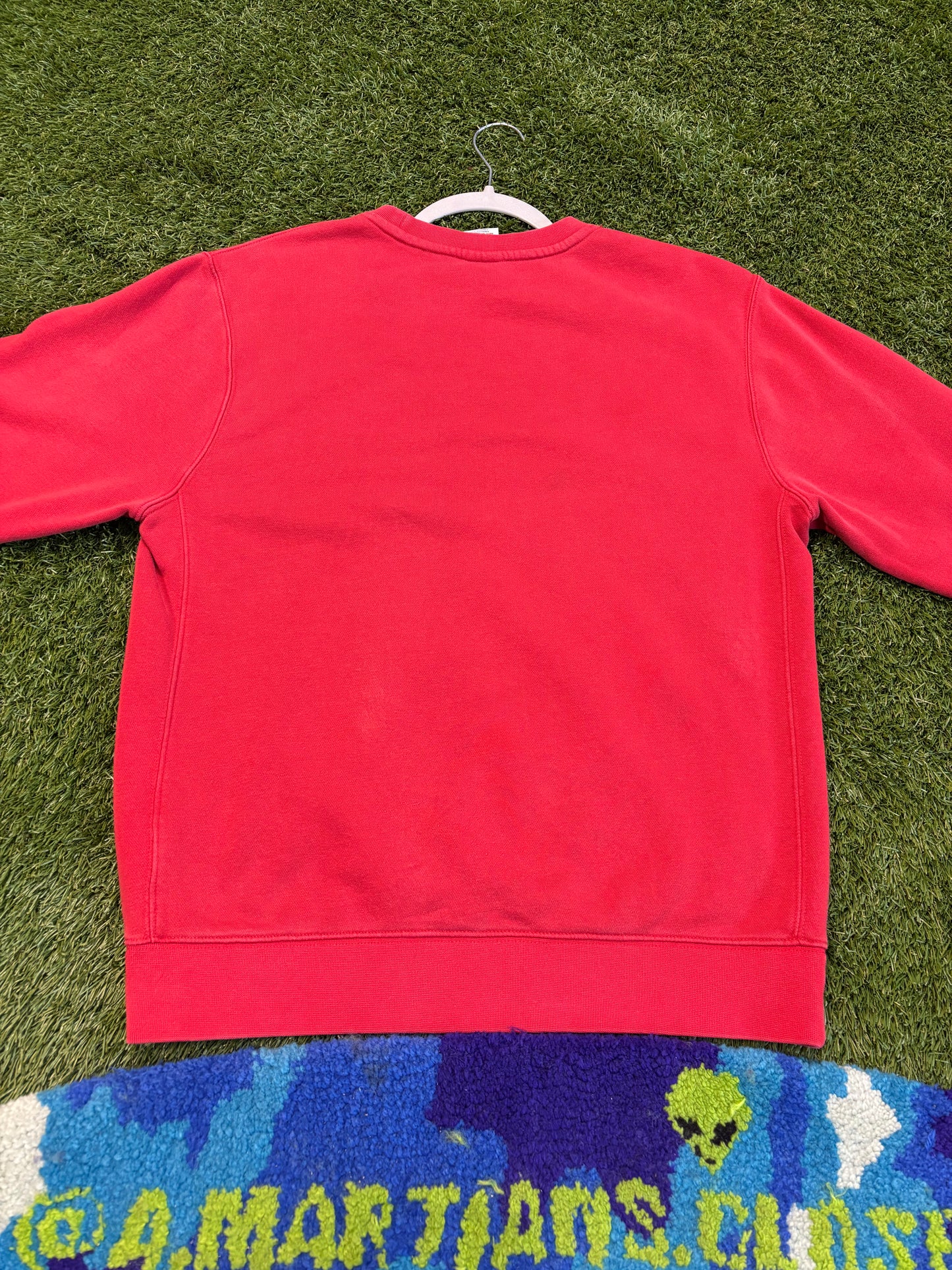 Y2K Plain Red Nike Crewneck