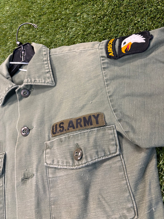 Vintage Vietnam US Army Airborne Button Up