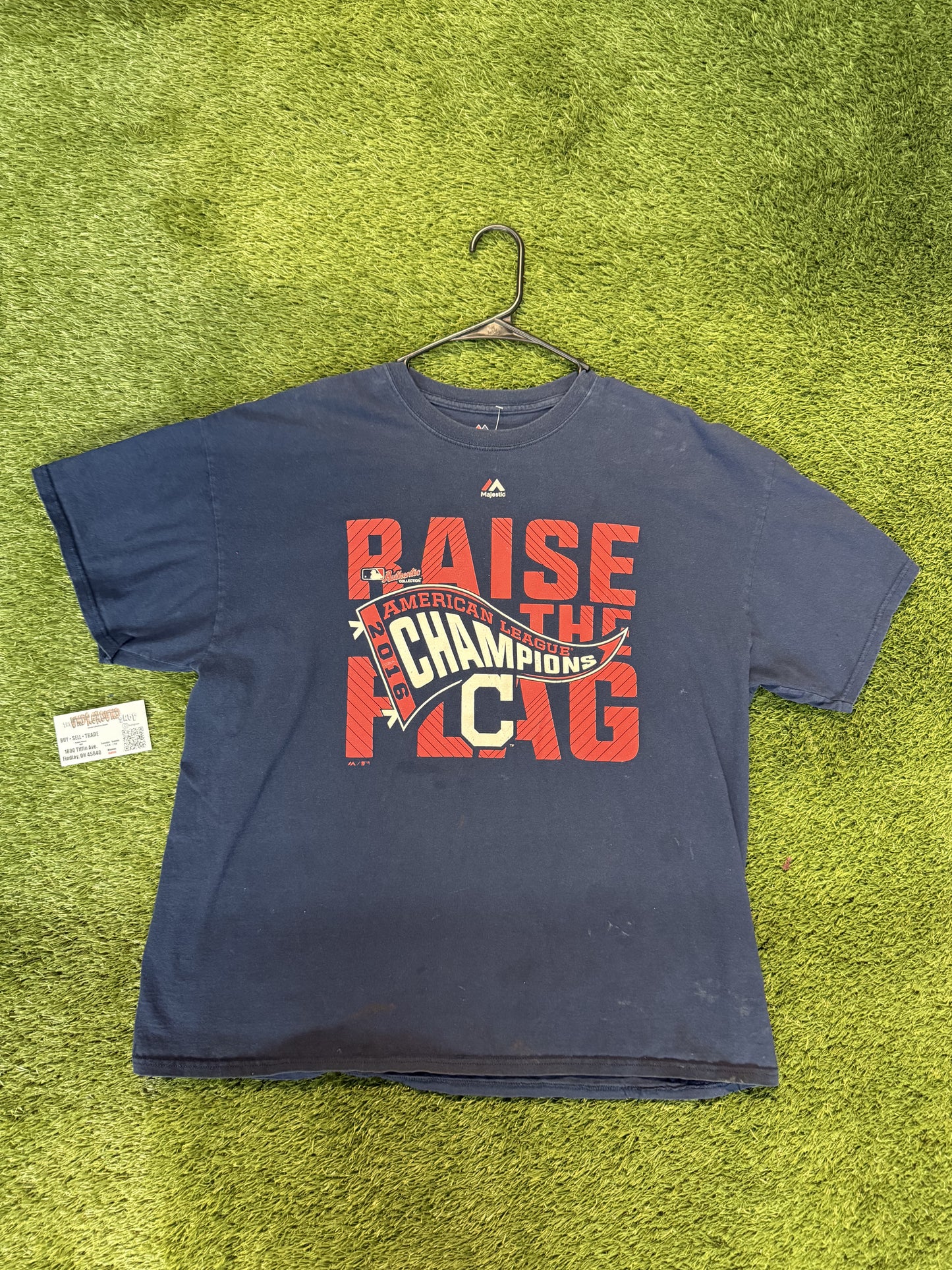 Majestic Cleveland Guardians “16’ AL Champs” Tee