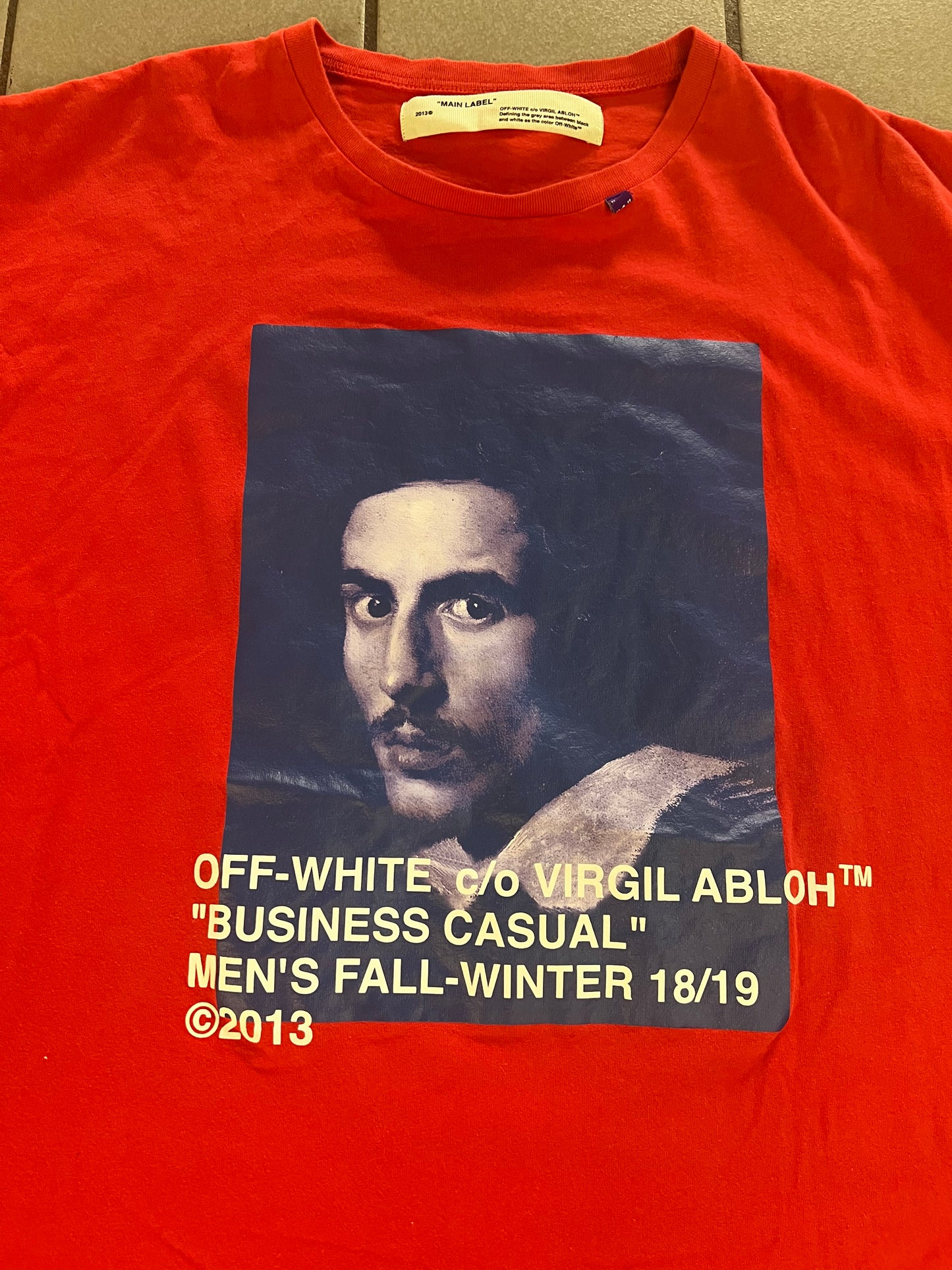 OFF-WHITE “Business Casual” Tee