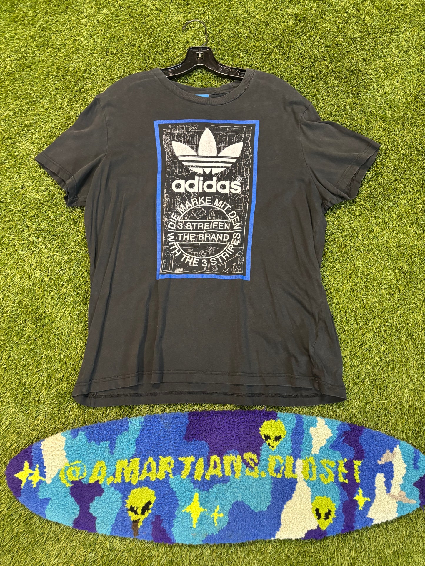 Vintage Adidas 3 Streifen Tee