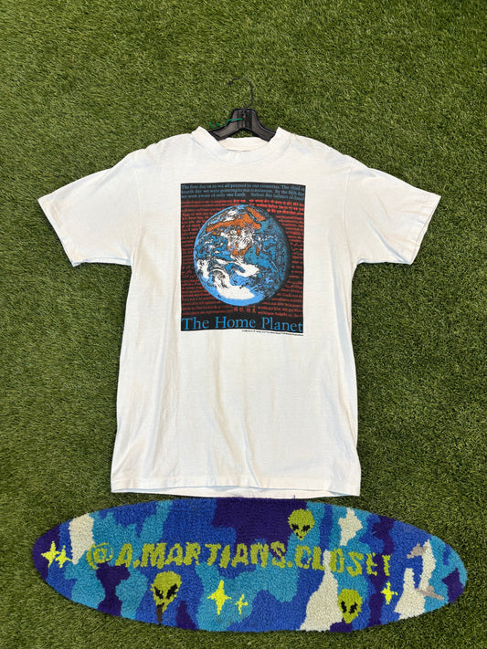 Vintage 1990s The Home Planet Window Production Tee