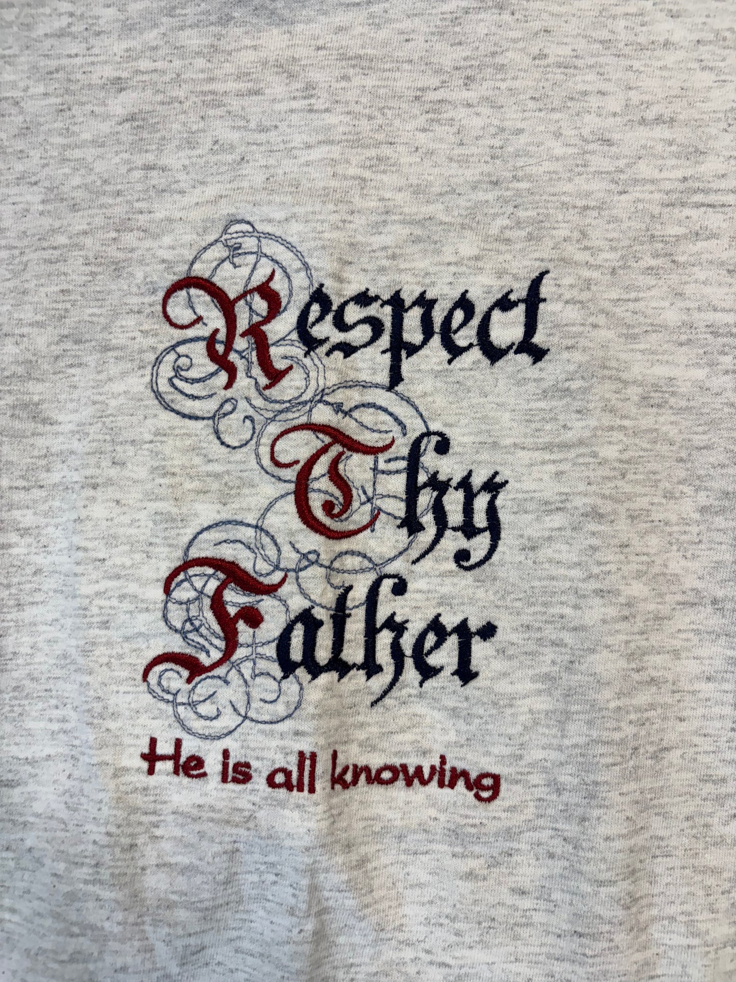 Vintage Jesus “Respect Thy Father” Tee