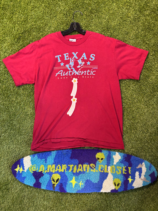 Vintage Texas Authentic Lone Star State J&J Distribution Tee
