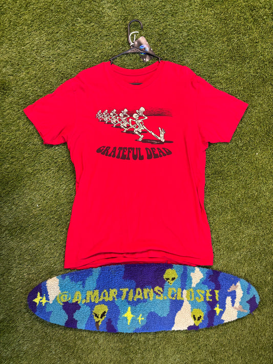 New Age Grateful Dead Skeleton Line Dancing Tee