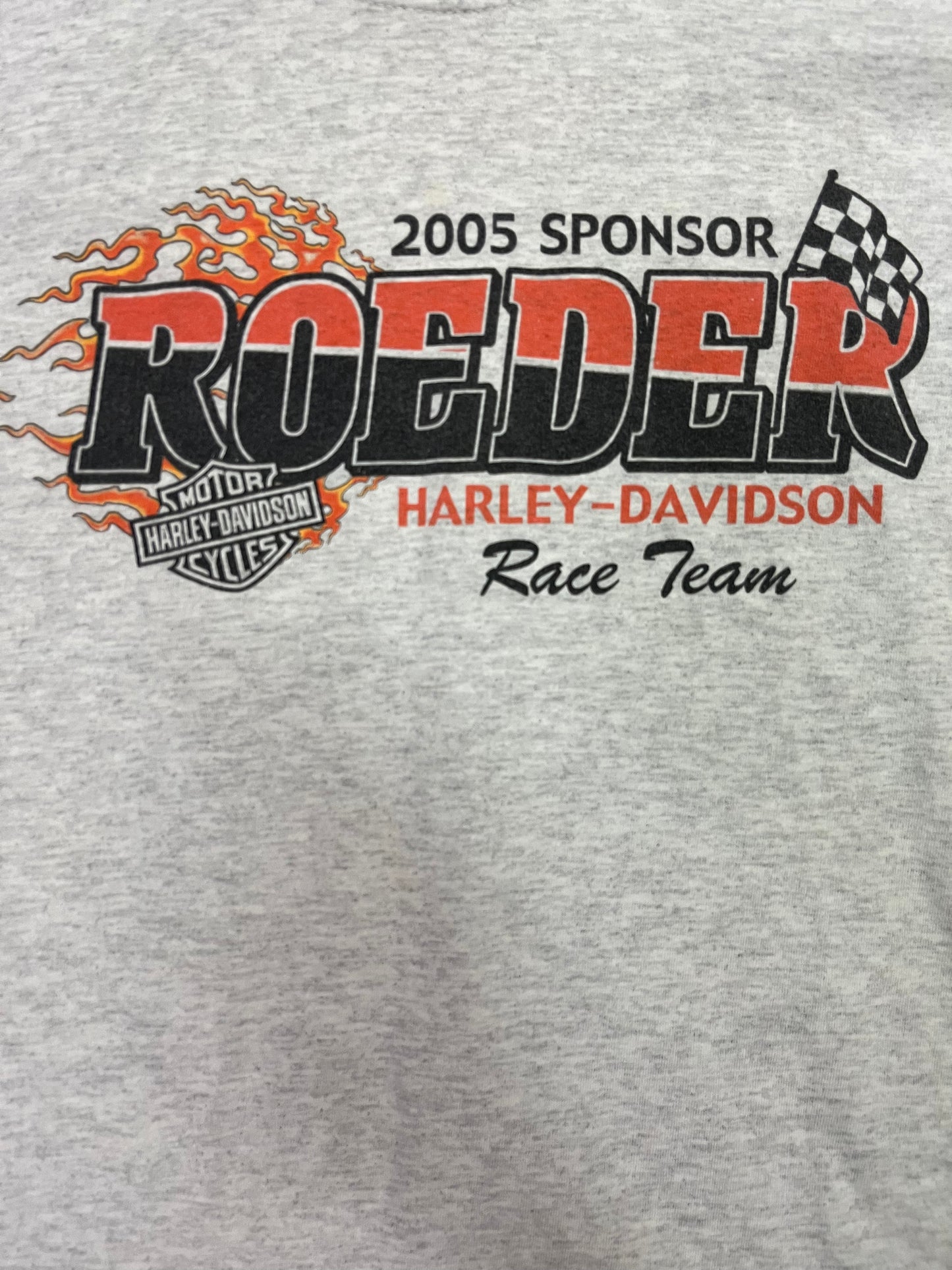 Vintage 2005 Roeder Harley Davidson Race Team