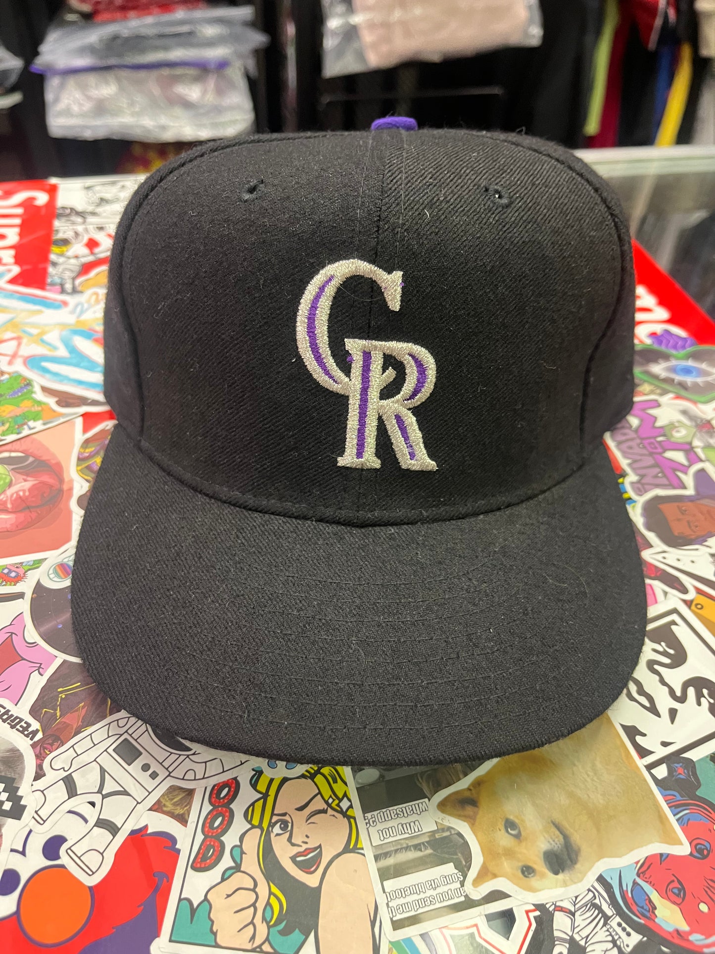 Vintage New Era Colorado Rockies Wool Fitted