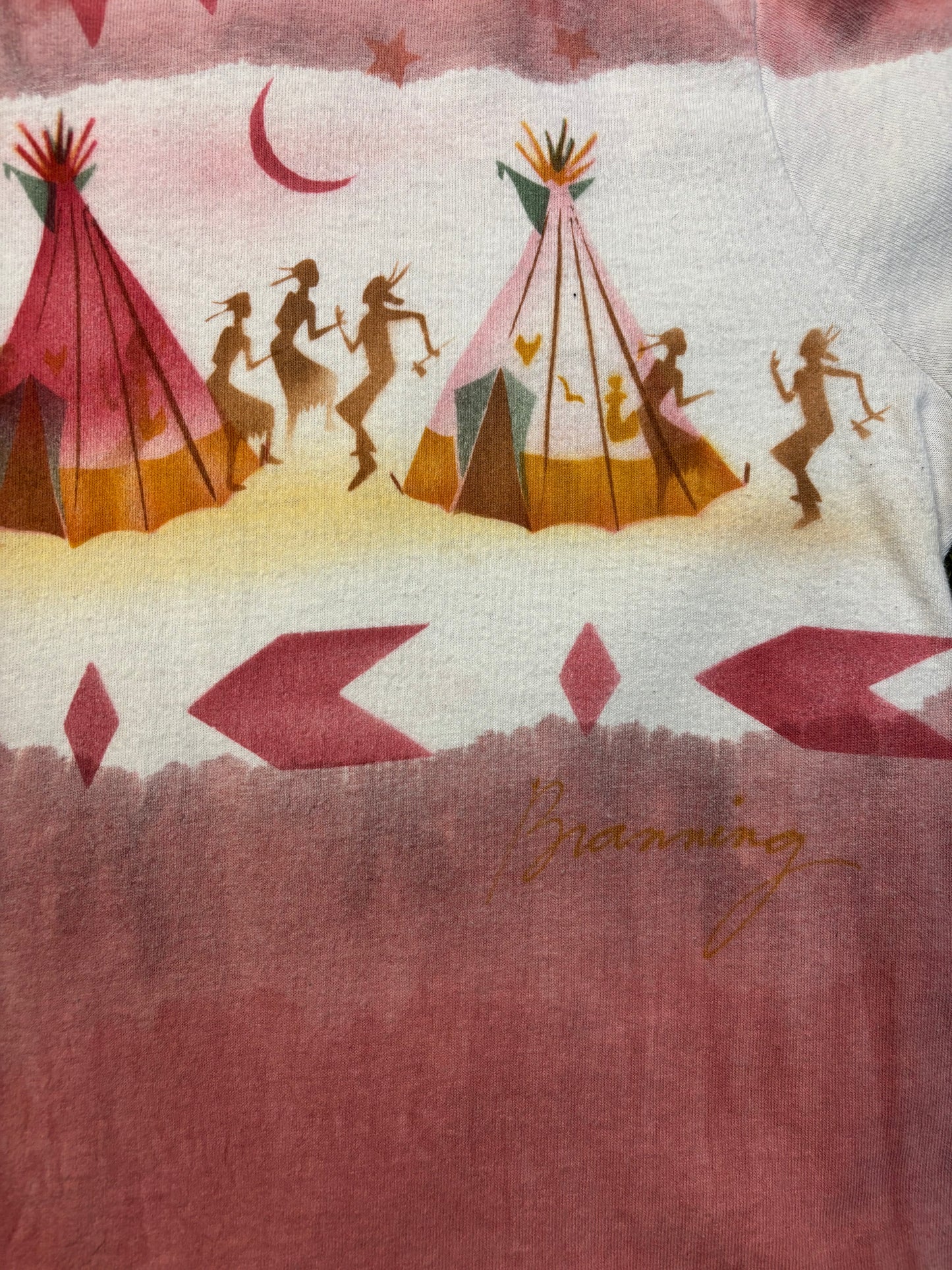 Vintage Native American Long sleeve Tee