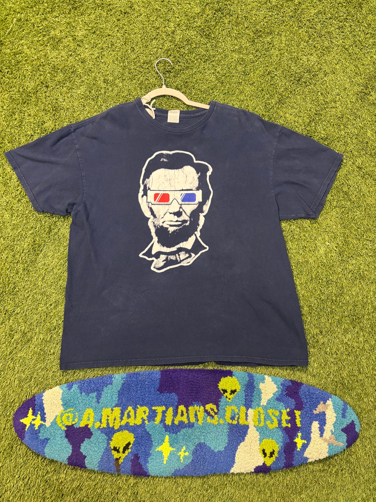 Abraham Lincoln 3D Glasses Tee