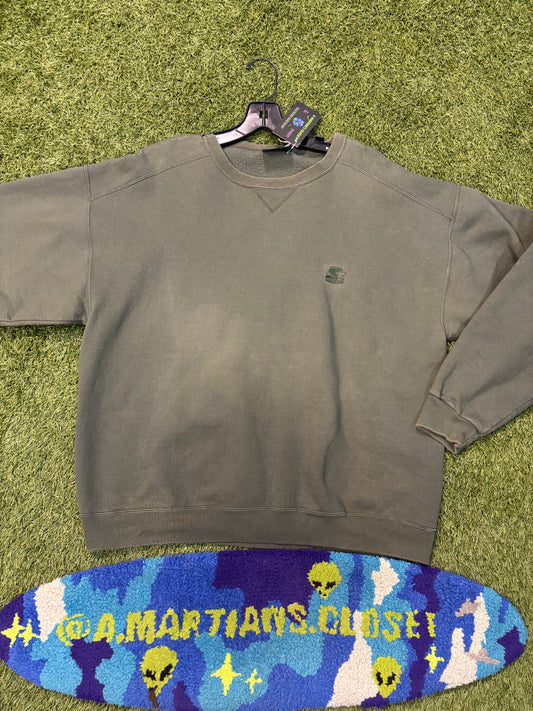 Vintage Oversized Starter Green Crewneck