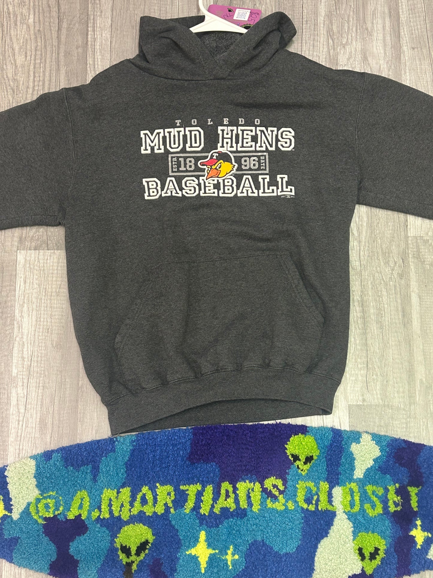 Vintage Mud Hens Baseball Hoodie