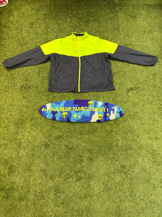 Y2K STARTER HIGHLIGHTER GREY DUOTONE WINDBREAKER