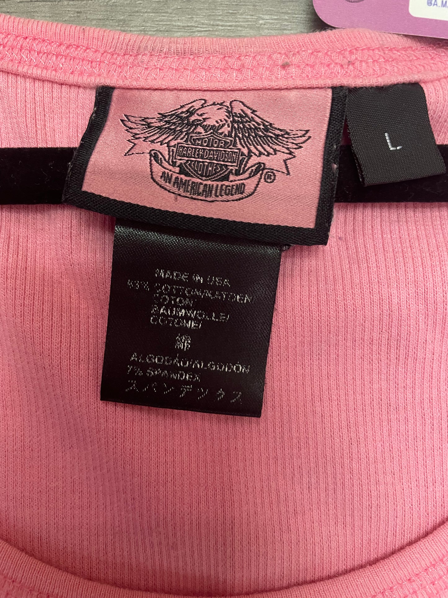 Vintage Harley Davidson Pink Woman’s Tank Top