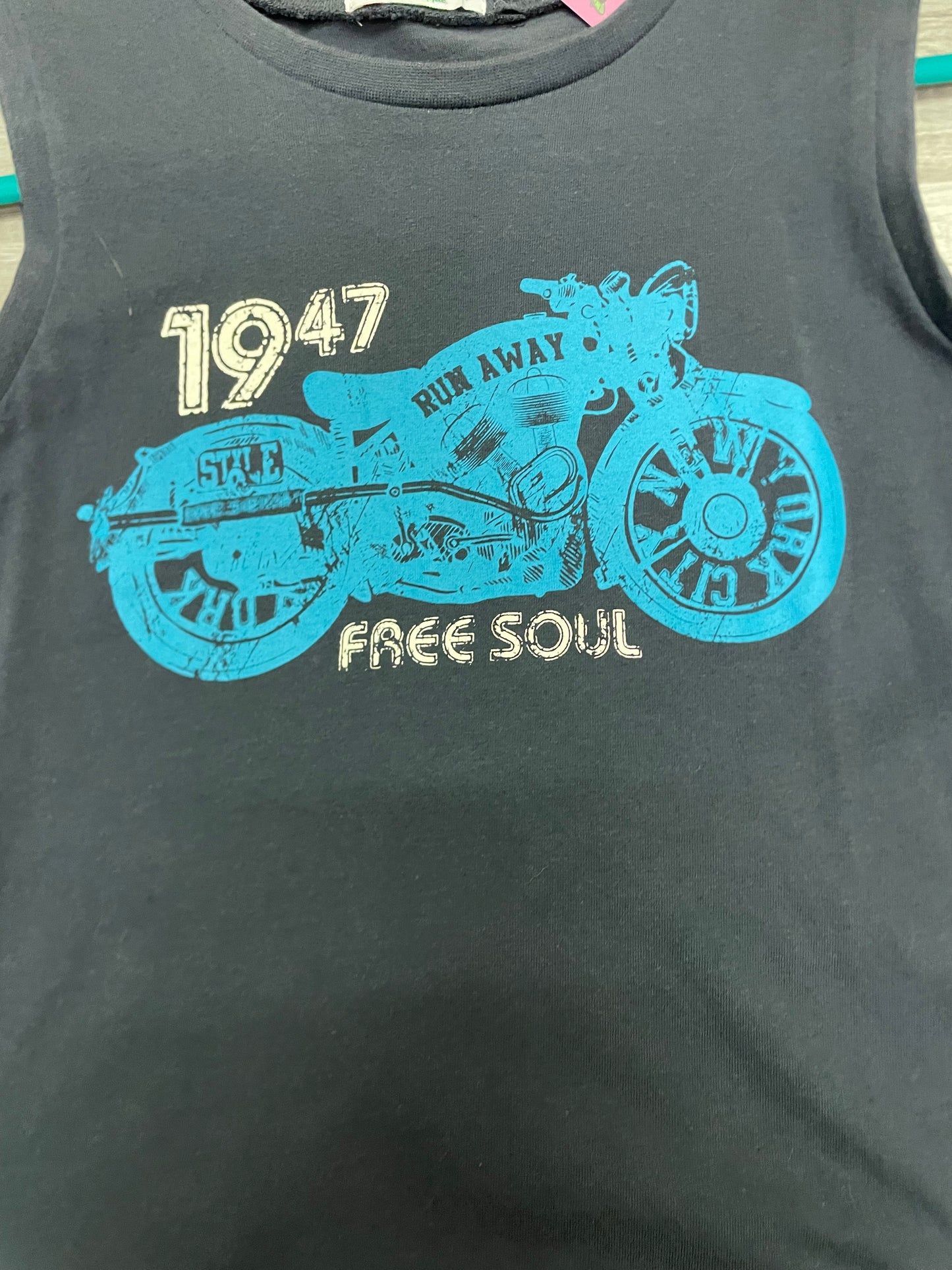 Vintage Woman’s Motorcycle Free Soul Tank Top