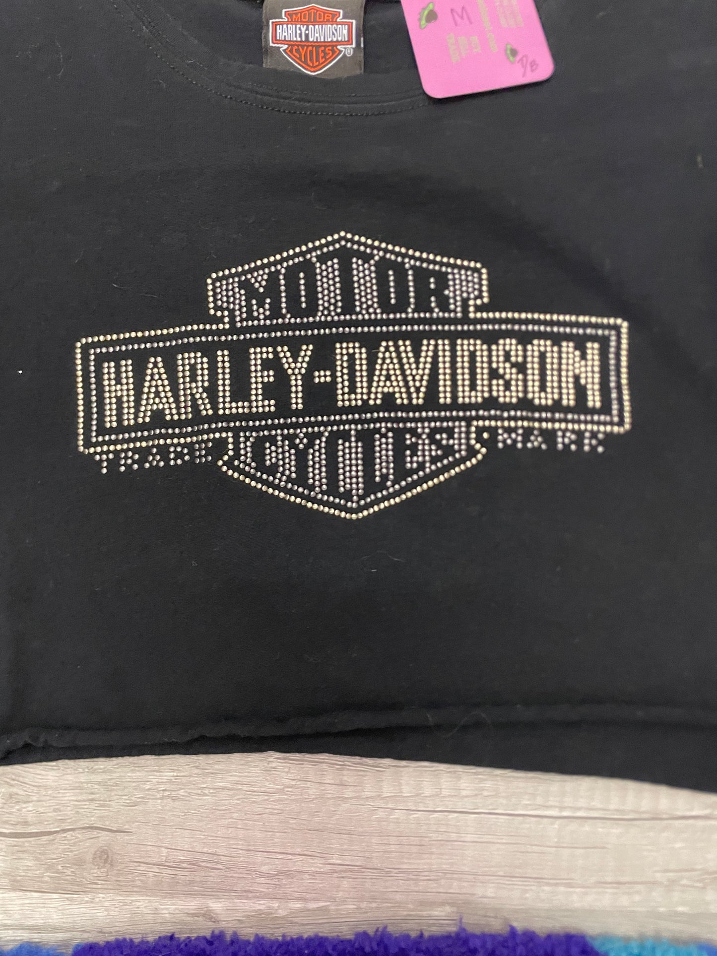 Vintage Harley Davidson Woman’s Cropped T-Shirt