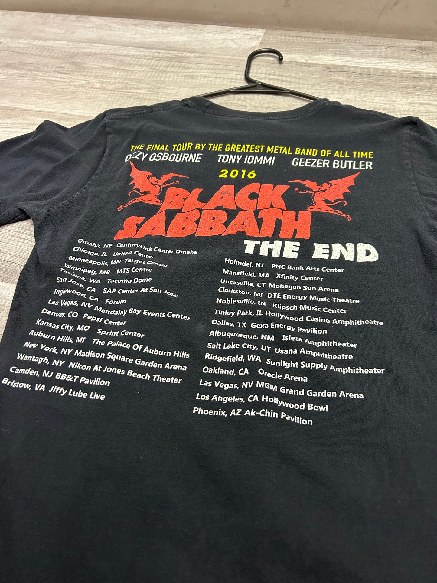 Vintage ‘Black Sabbath’ Tee 2016 Tour