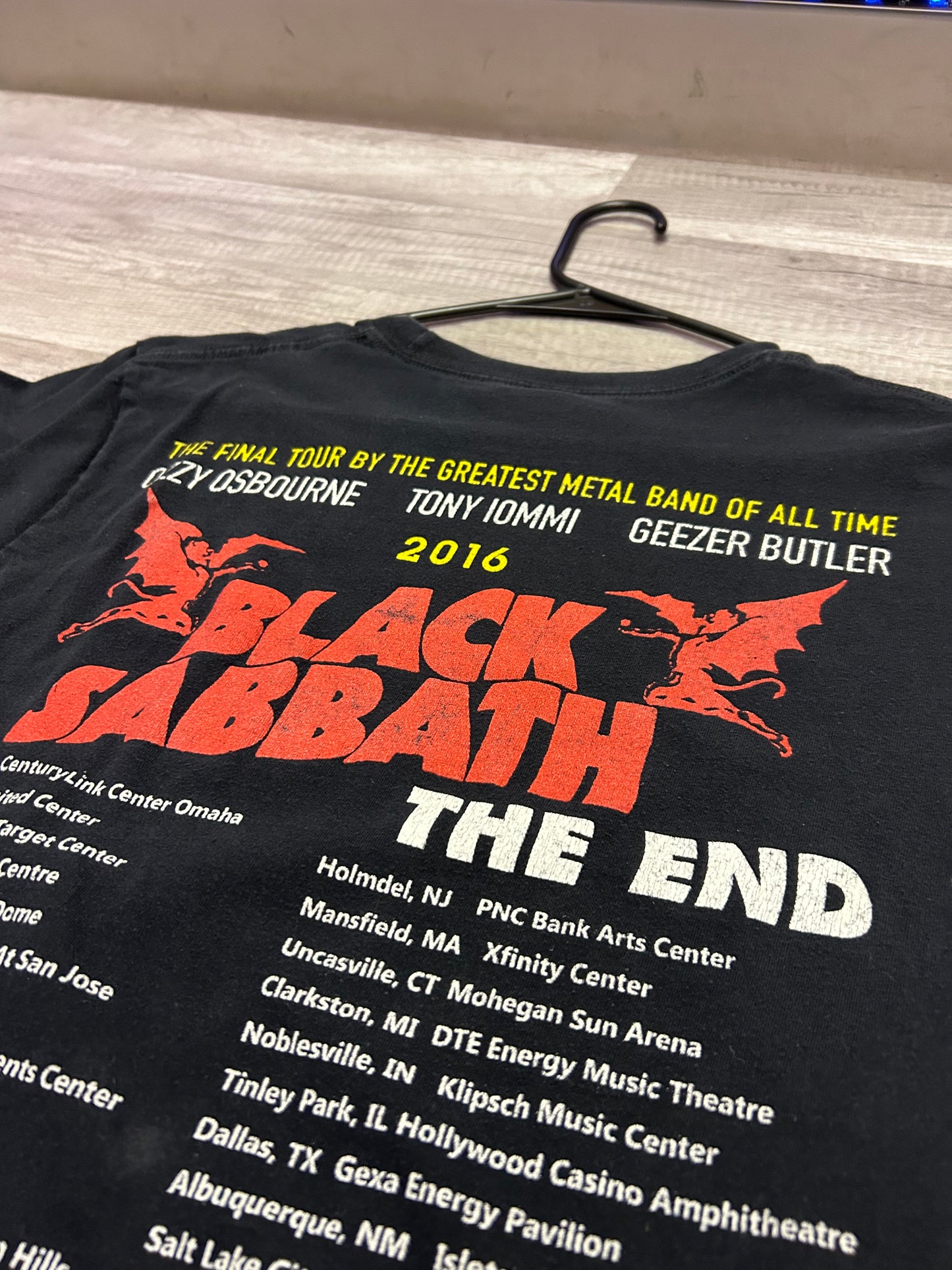 Vintage ‘Black Sabbath’ Tee 2016 Tour