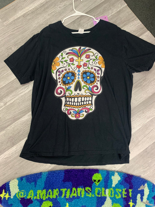 Day Of The Dead Retro Style Tee