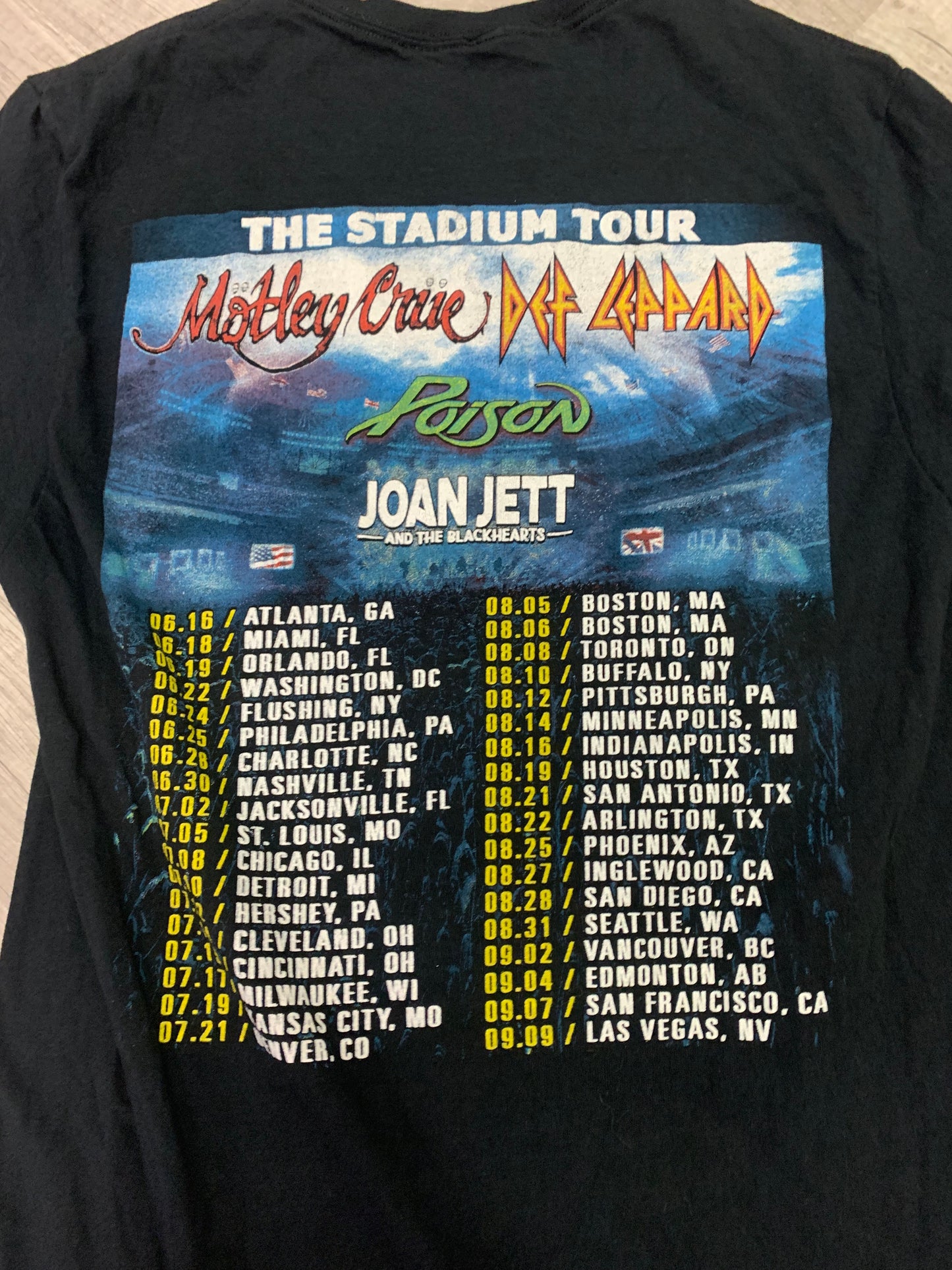 Motley Crue X Def Leppard X Poison X Joan Jett Stadium Tour 2022