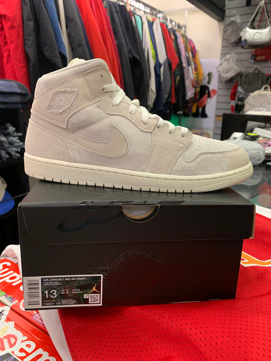 Air Jordan 1 Mid SE Craft Pale Ivory