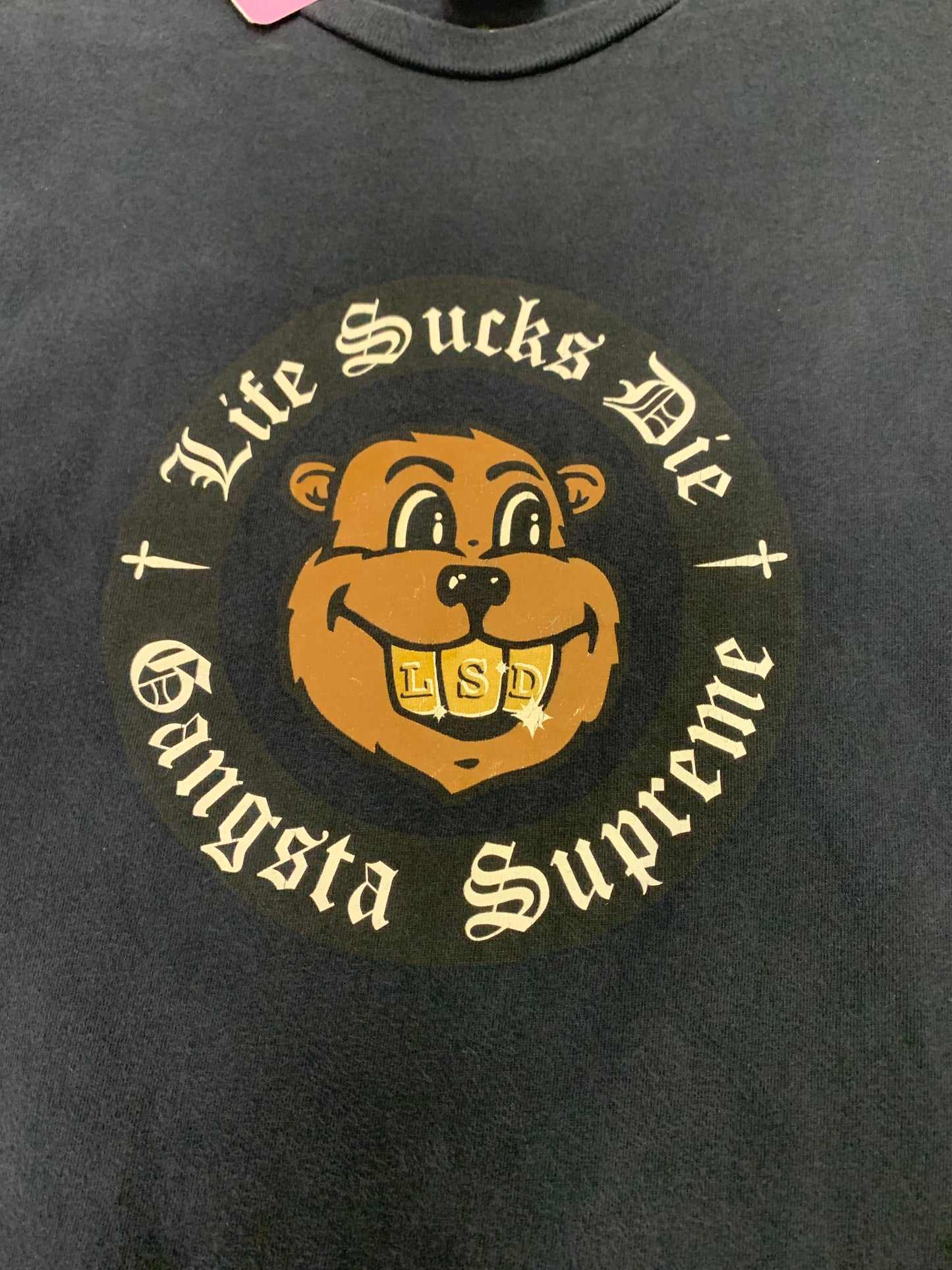 Life Sucks Die Gangsta Supreme Tee