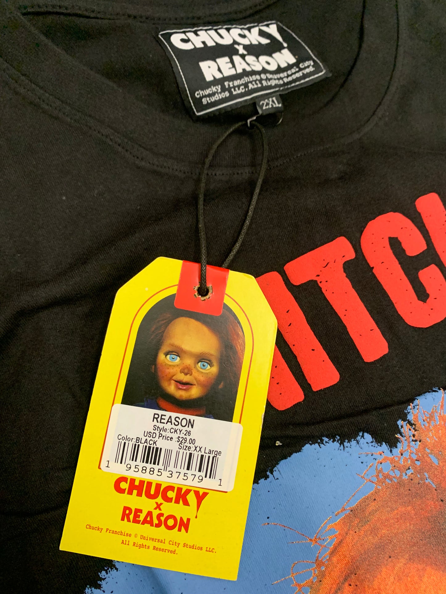 Chucky Snitches Get Stitches Tee