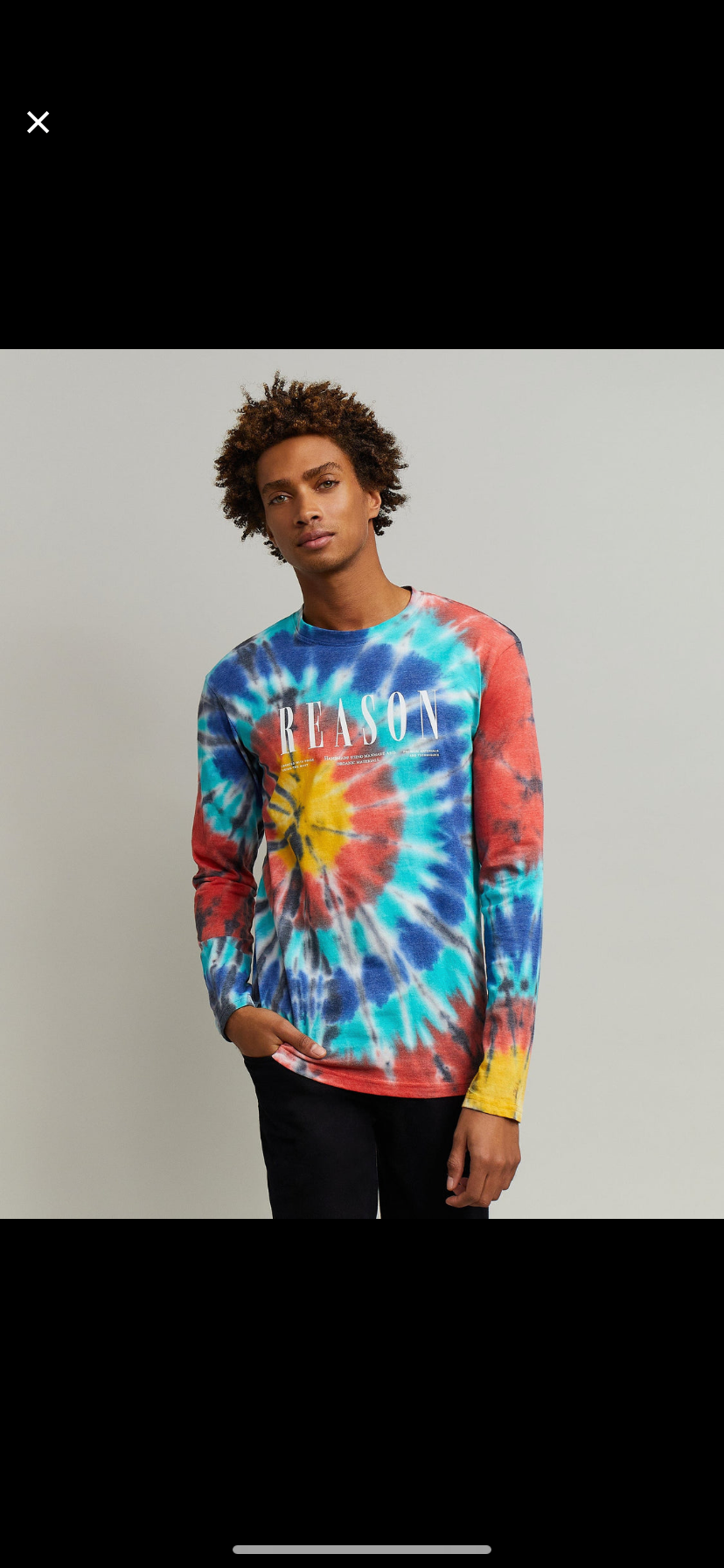 Reason Tie Dye Long Sleeve Tee