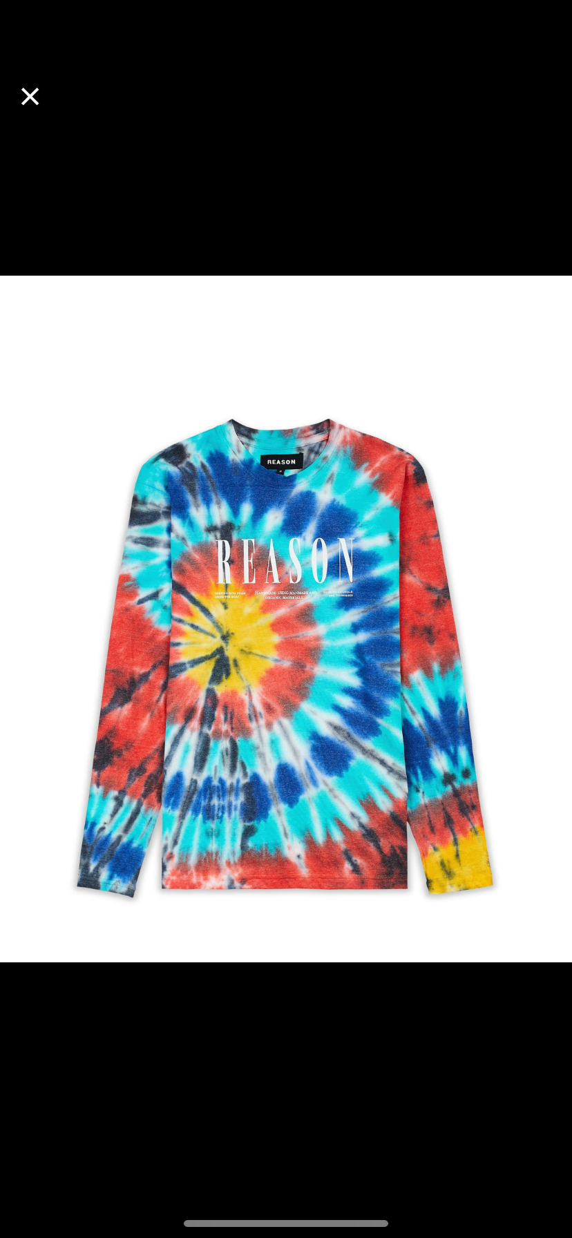 Reason Tie Dye Long Sleeve Tee