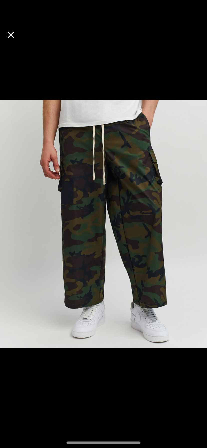 Camo Wide Leg Pants