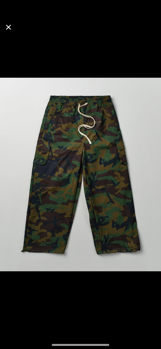 Camo Wide Leg Pants