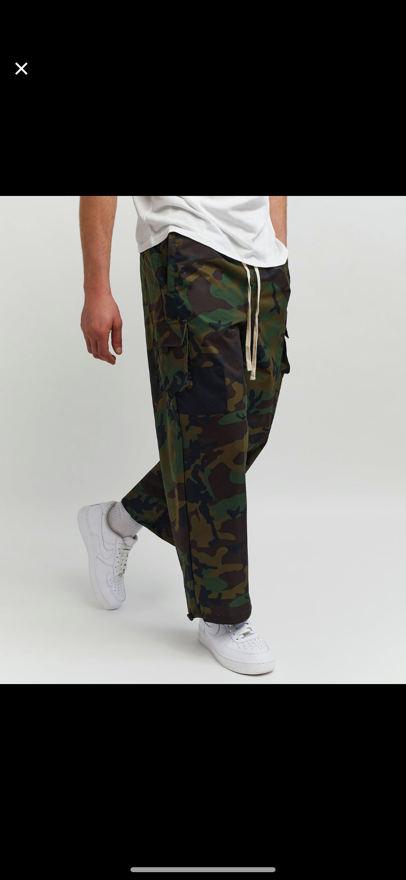 Camo Wide Leg Pants