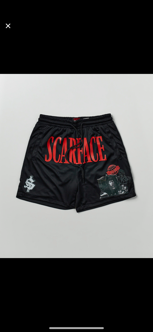 Scarface Mesh Shorts