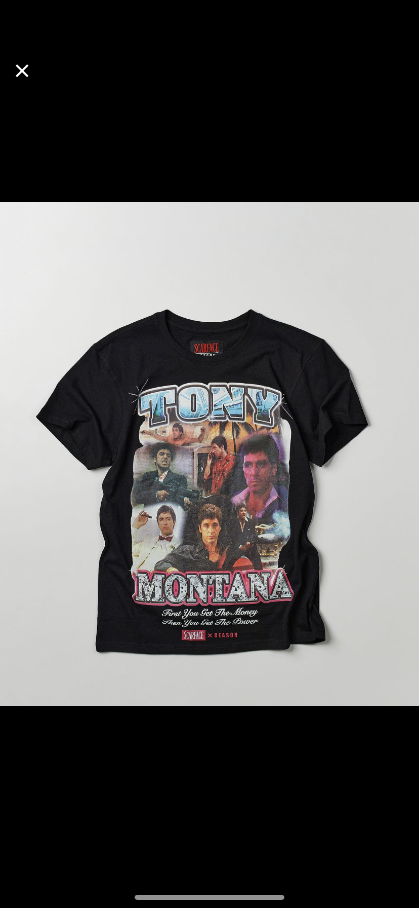 Tony Montana Large Print Tee