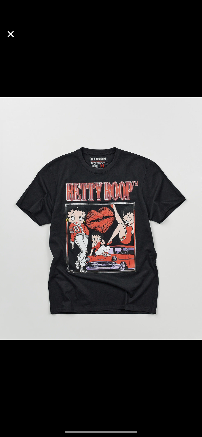 Betty Boop Box Print Tee