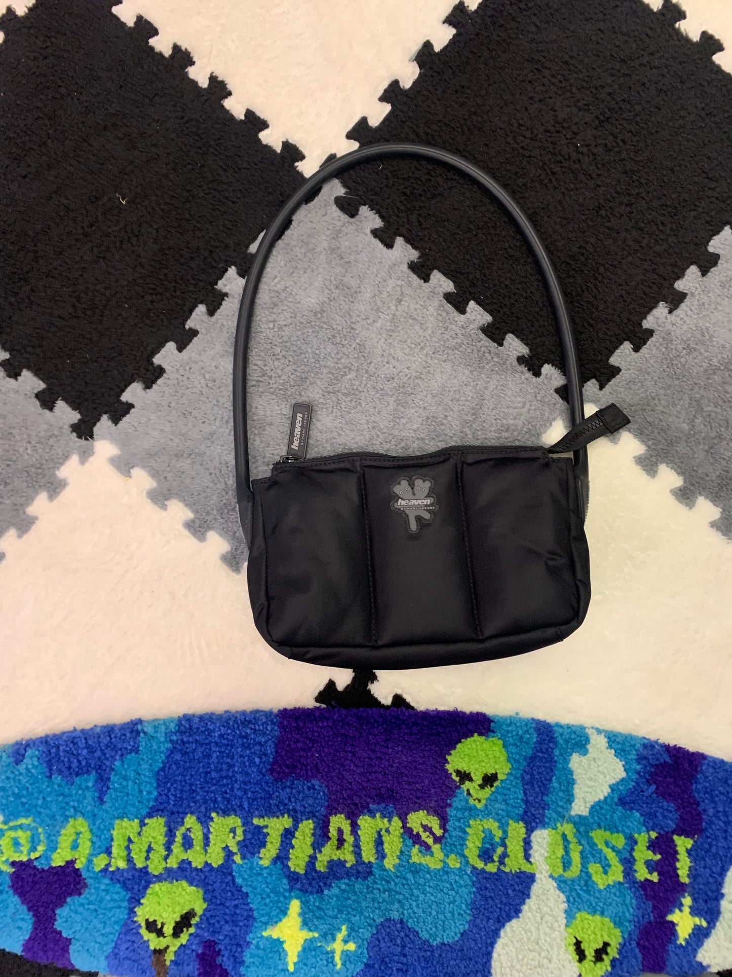 Heaven by Marc Jacobs Puffer Handbag Black