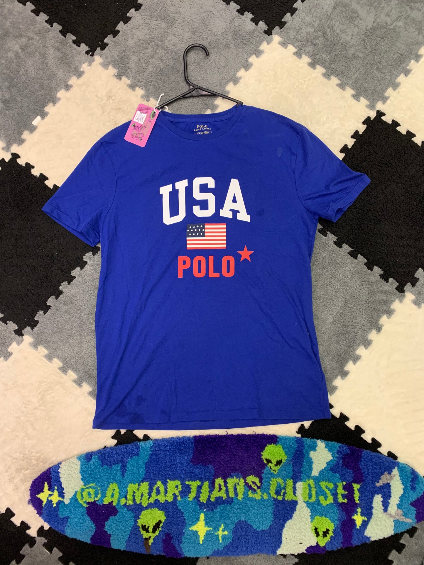 Polo Ralph Lauren USA POLO tee BLUE