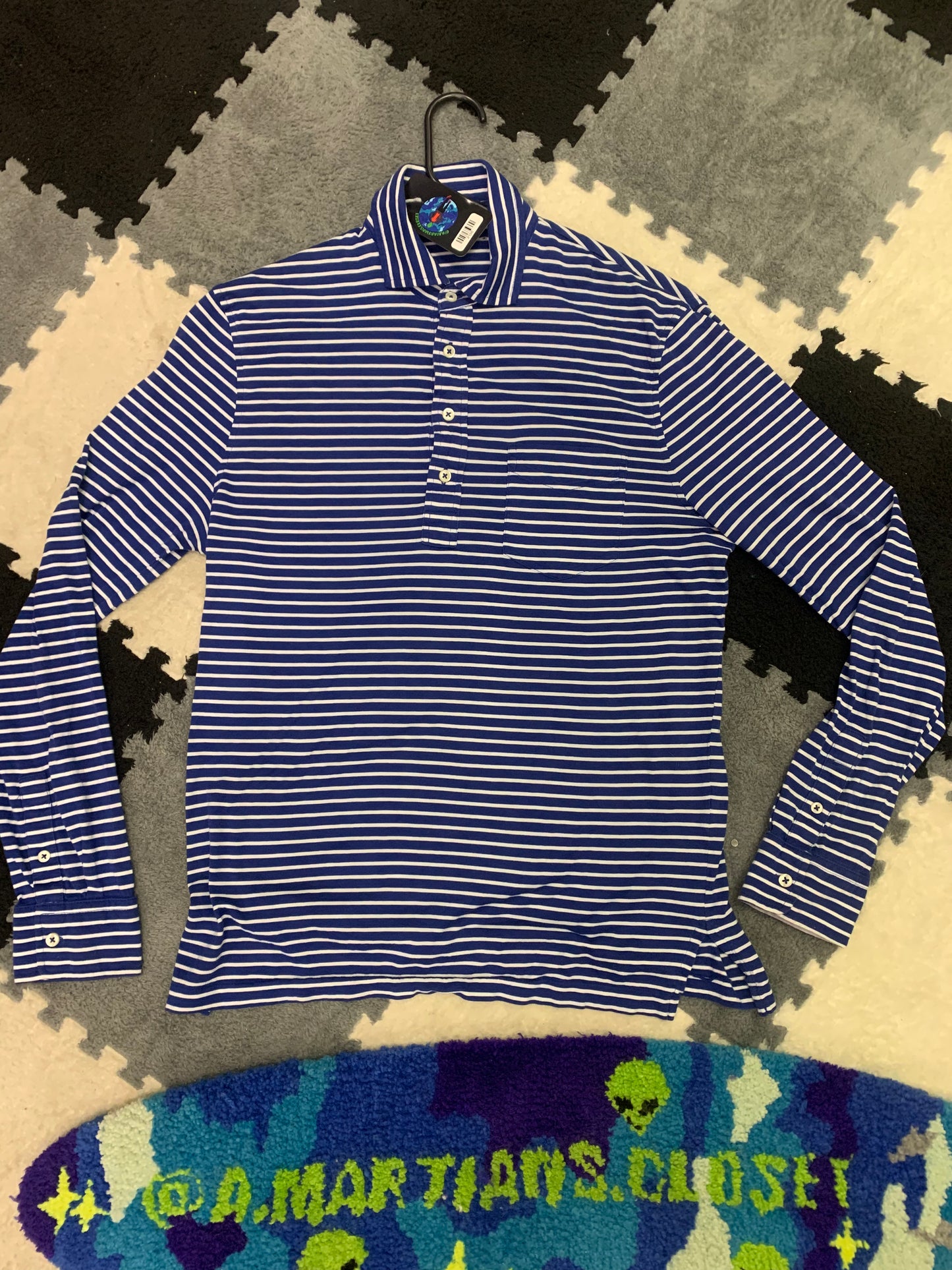 Women’s polo striped long sleeve