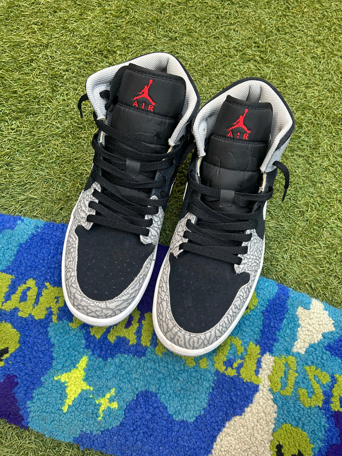 Jordan 1 Mid SE Elephant Print(Used)