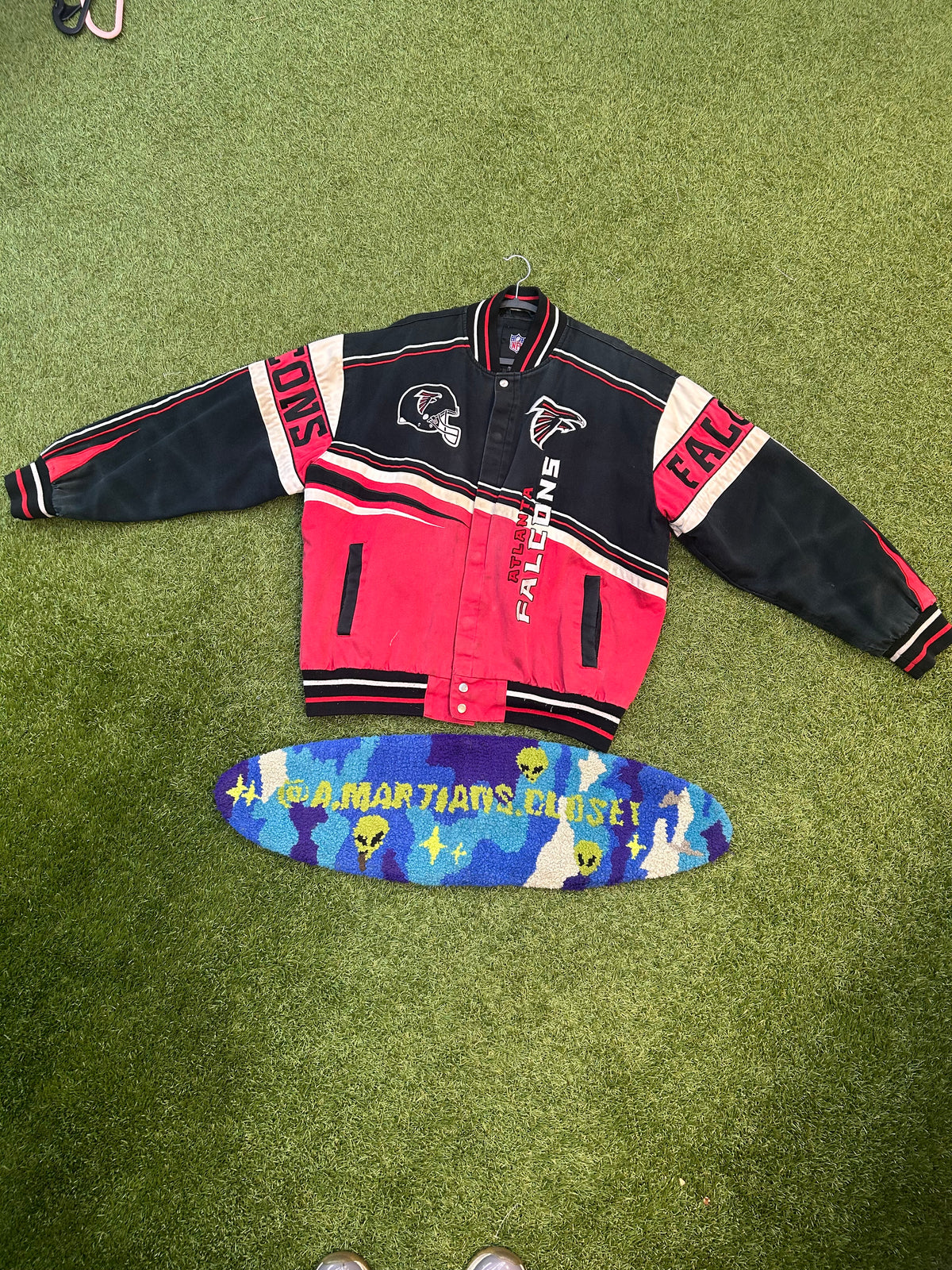 Y2K NFL Atlanta Falcons Twill AOP Varsity Jacket