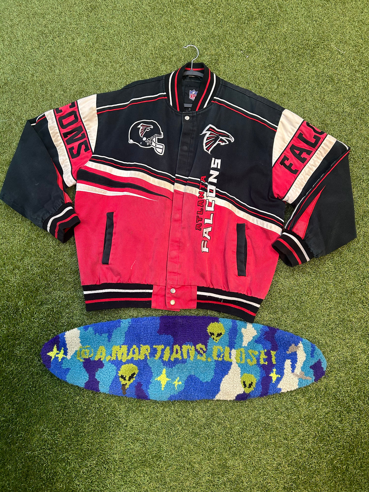 Y2K NFL Atlanta Falcons Twill AOP Varsity Jacket